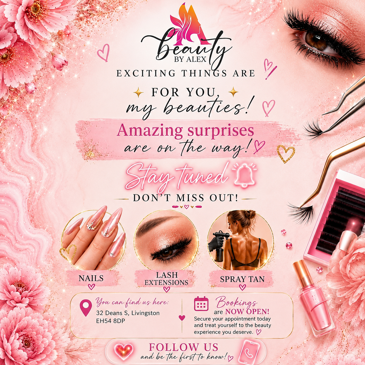 BBA Beauty by Alex — book now on Fresha: nails, lash extensions and spray tan in Livingston