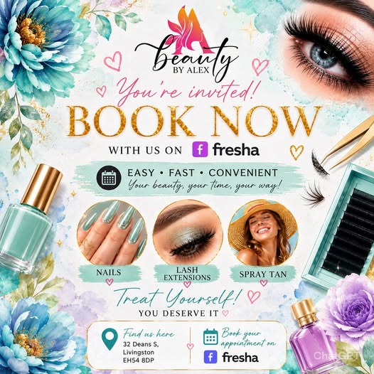 Book your beauty appointment on Fresha with BBA Beauty by Alex — easy, fast and convenient